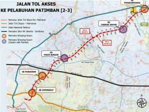 Peta Jalan Akses Pelabuhan Patimban