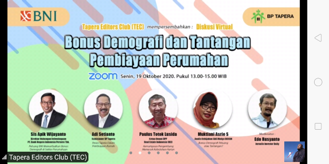 Bonus Demografi dan Tantangan Pembiayaan Perumahan