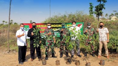 penanaman seribu pohon produktif dalam rangka HUT TNI ke-75 di Jakarta Garden City