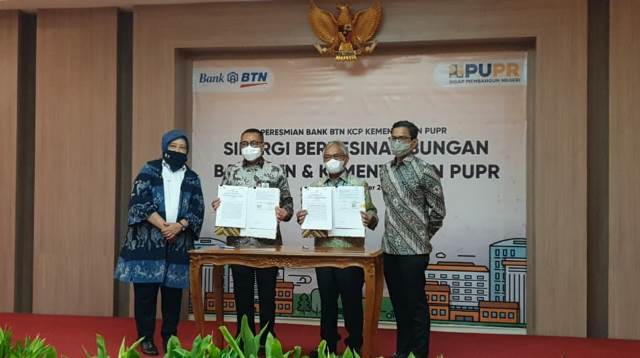 Kantor Cabang Bank BTN di Kampus PUPR Diresmikan