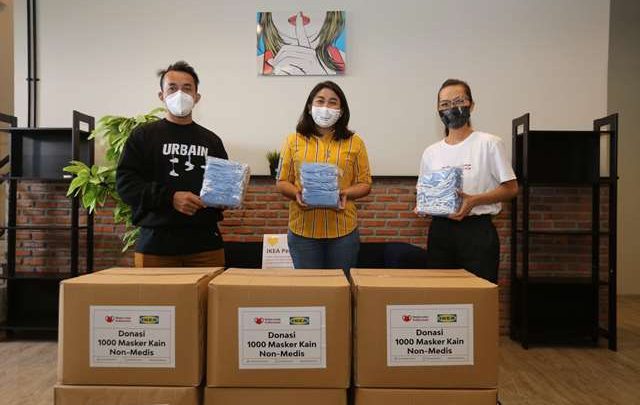 IKEA Indonesia Salurkan 11.250 Masker Kain Non-Medis