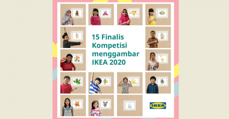 15 Anak Wakil Indonesia di Kompetisi Menggambar IKEA 2020 Tingkat Global