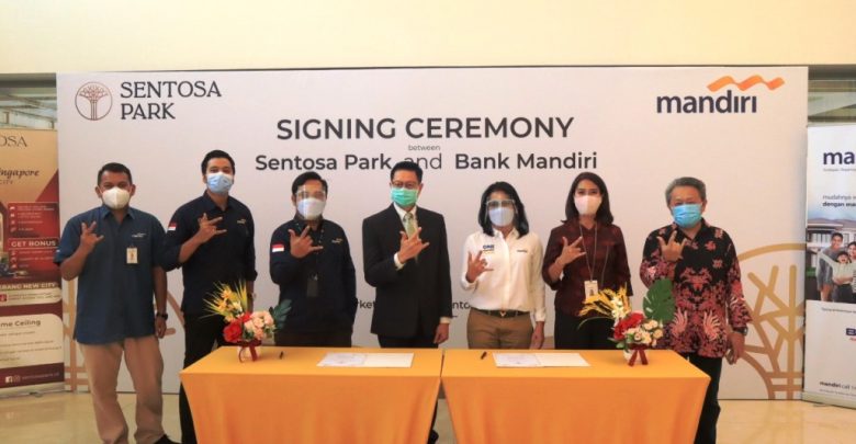 Kerjasama Sentosa Park dan Bank Mandiri