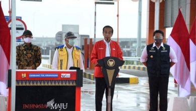 Jalan Tol Kayu Agung-Palembang Diresmikan Presiden Jokowi