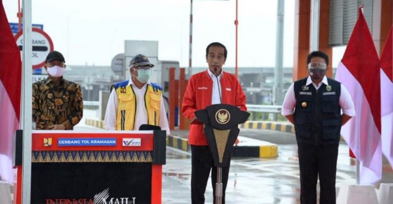 Jalan Tol Kayu Agung-Palembang Diresmikan Presiden Jokowi