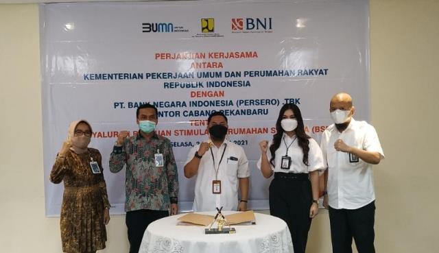 Kementerian PUPR Gandeng BNI Salurkan Dana BSPS di Riau