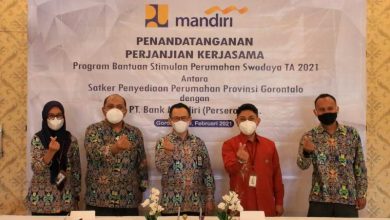 Kementerian PUPR Gandeng Bank Mandiri Salurkan Dana Program BSPS di Gorontalo