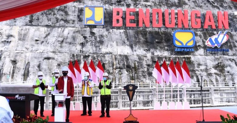 Presiden Jokowi Resmikan Bendungan Tapin Sebagai Bendungan Multifungsi di Kalimantan Selatan