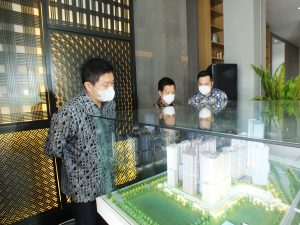 Handover Tower Aoki dan Botan dari Apartemen Vasanta Innopark 