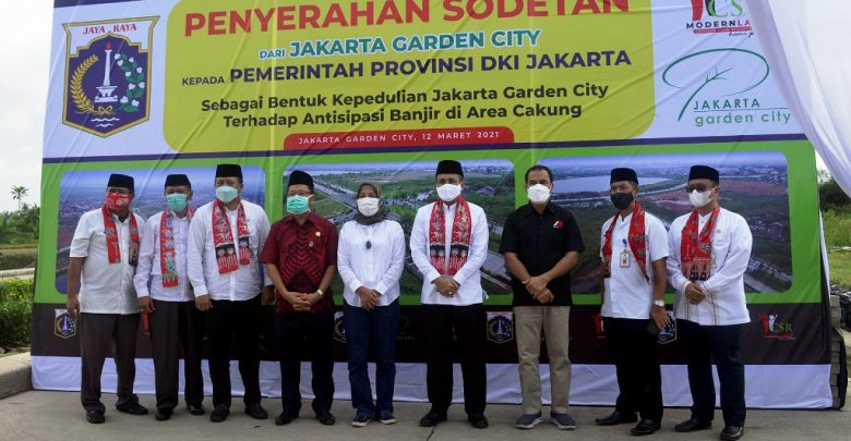 Penyerahan Sodetan Jakarta Garden City ke Pemprov DKI Jakarta