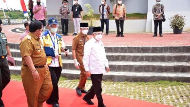 Wapres Ma'ruf Amin Tinjau Progres Bendungan Way Sekampung Lampung