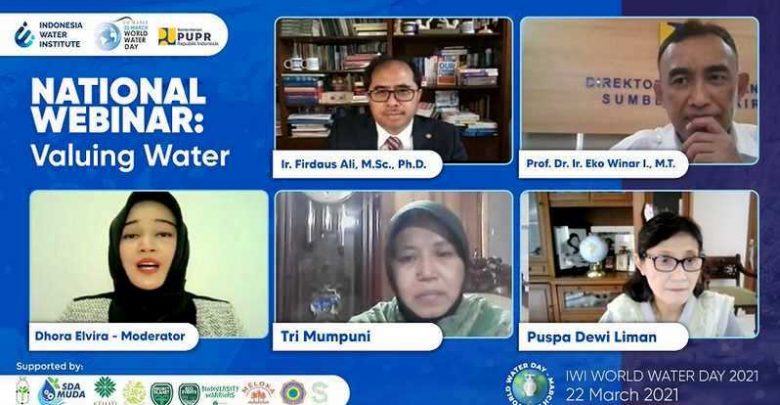 Webinar Valuing Water Indonesia Water Institute