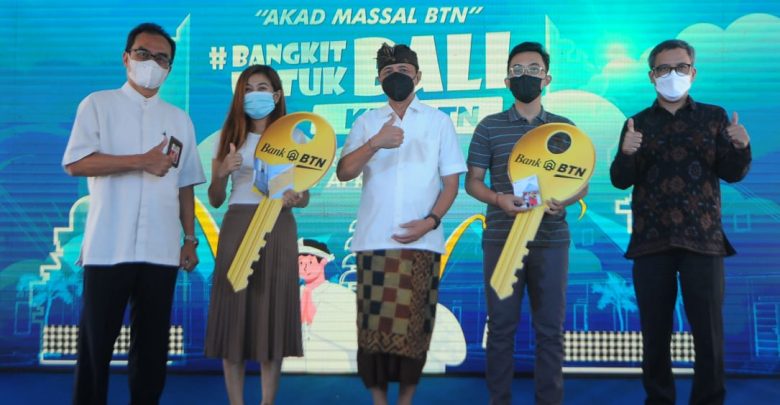 Dukung Pemulihan Ekonomi Bali BTN Gelar Akad KPR Massal