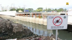 Pembangunan Stasiun Pompa Ancol Sentiong