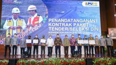 Kementerian PUPR Gelar Penandatanganan Kontrak Paket Tender 2022