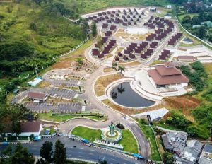 Rest Area Gunung Mas Puncak Rampung Dibangun