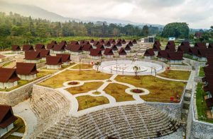 Rest Area Gunung Mas Puncak Rampung Dibangun