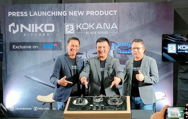 Niko Luncurkan Kompor Kaca Kokana Black Series