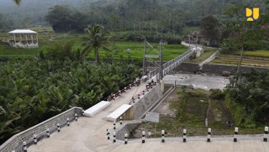 Tiga Jembatan Gantung di Jawa Tengah Selesai DIbangun