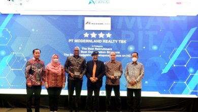 Modernland Realty Raih 3 Penghargaan dalam Human Capital on Resilience Excellence Award 2022