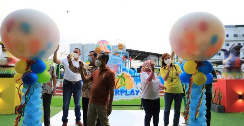 Pembukaan Waterplay Grand Metropolitan Bekasi