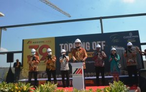 Modernland Realty Gelar Topping Off Cleon Park Apartment di Jakarta Garden City