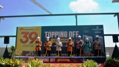 Modernland Realty Gelar Topping Off Cleon Park Apartment di Jakarta Garden City