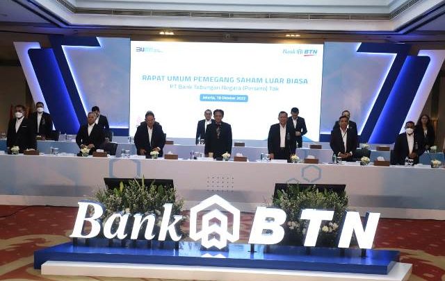 RUPSLB Bank BTN Menyetujui Penerbitan Saham Baru