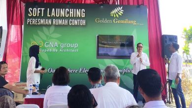 Soft launching dan peresmian rumah contoh Golden Gemilang Bekasi