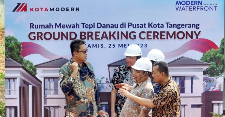 Modernland Realty Gelar Groundbreaking Hunian Modern Waterfront Residence di KotaModern