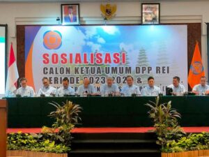 Sosialisasi Calon Ketua Umum DPP REI periode 2023-2026 