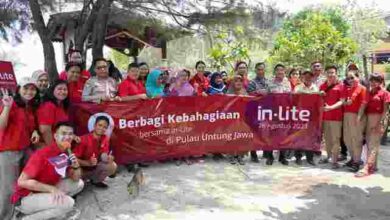 Menapaki Usia Baru, in-Lite LED Berbagi Kebahagiaan dengan Masyarakat di Pulau Untungjawa