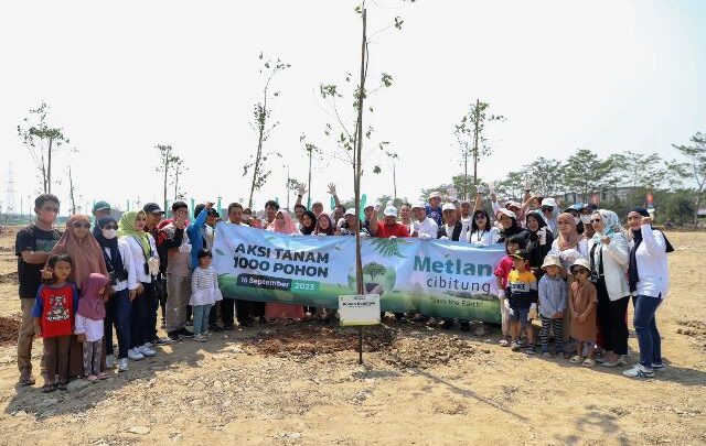 Metland Canangkan Penanaman 30 Ribu Pohon