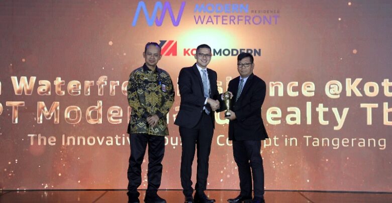 Cluster Modern Waterfront Residence di KotaModern Raih Penghargaan Properti Indonesia Award 2023