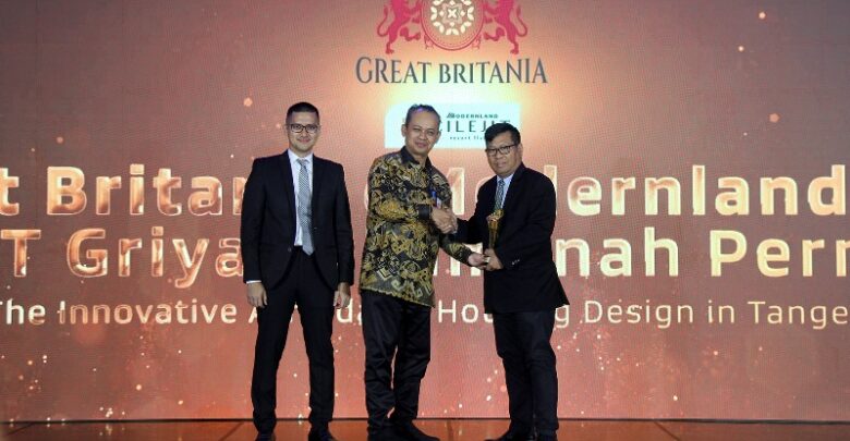 Super Cluster Great Britania di Modernland Cilejit Raih Penghargaan Properti Indonesia Award 2023