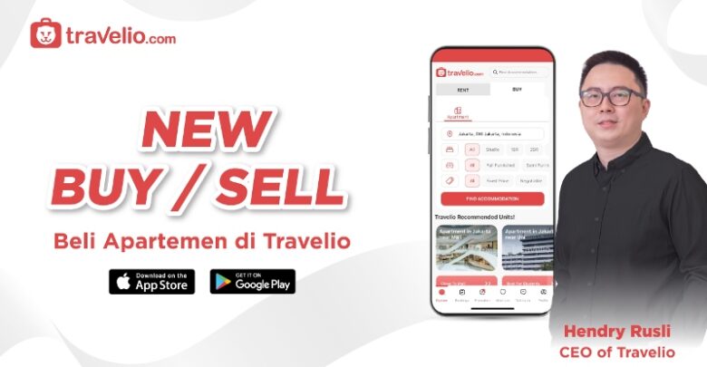 Travelio Resmi Meluncurkan Platform Jual Beli Apartemen