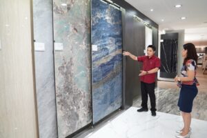 Sandimas Luncurkan Granite Tile Big Slab Ukuran Super Besar