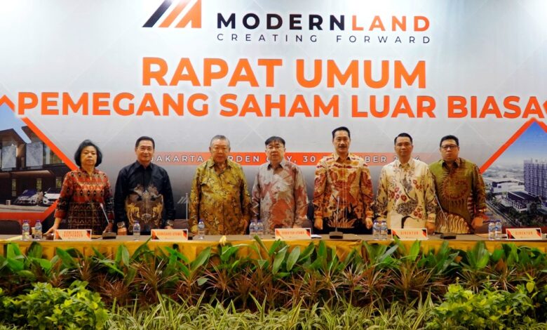 Gelar RUPSLB Modernland Realty Siap Tancap Gas Setelah dapat Restu Pemegang Saham Terkait Rencana Strategis Penjaminan Aset Perusahaan