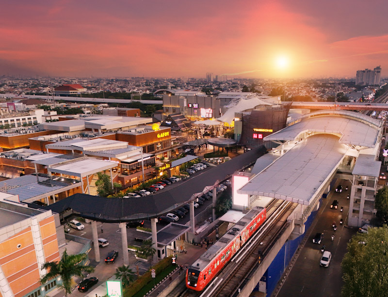 Stasiun LRT Jakarta Boulevard Utara Summarecon Mall