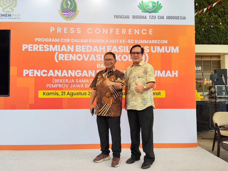 Summarecon Resmikan Program Bedah Fasum dan Pencanangan Bedah 500 Rumah