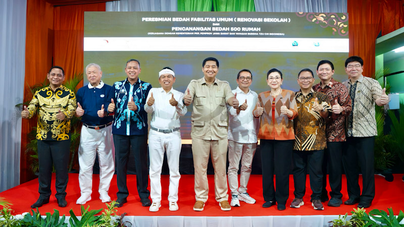Summarecon Resmikan Program Bedah Fasum dan Pencanangan Bedah 500 Rumah