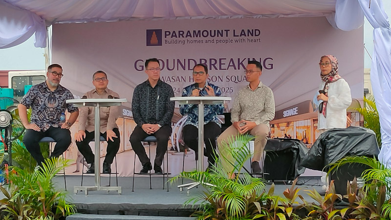 Kawasan Hudson Square @ Manhattan District Paramount Gading Serpong Mulai Dibangun