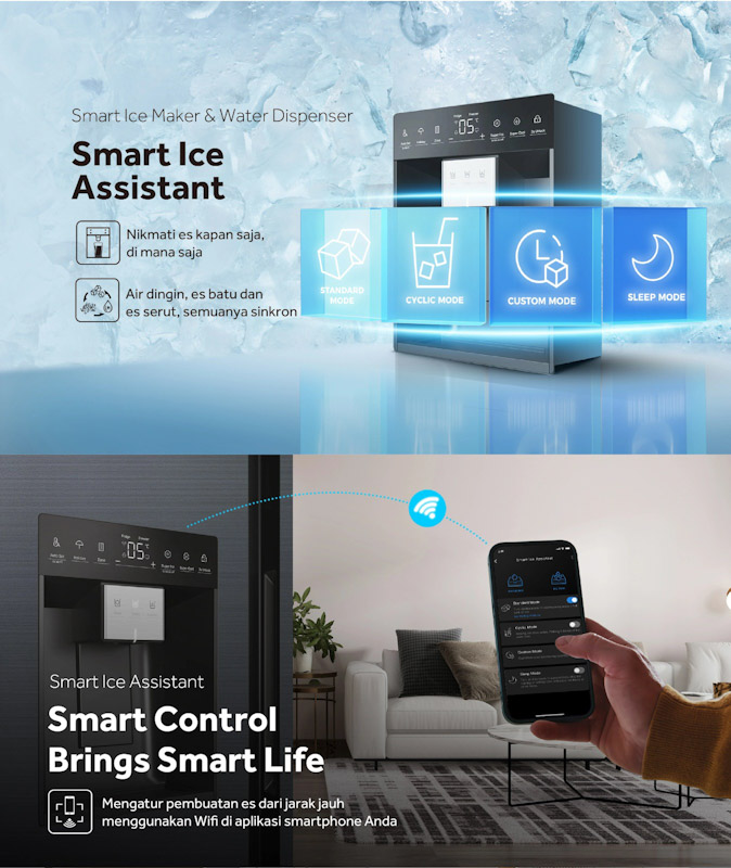 AQUA Elektronik Hadirkan Kulkas Premium Berkapasitas Besar Berteknologi Mutakhir untuk Keluarga Modern