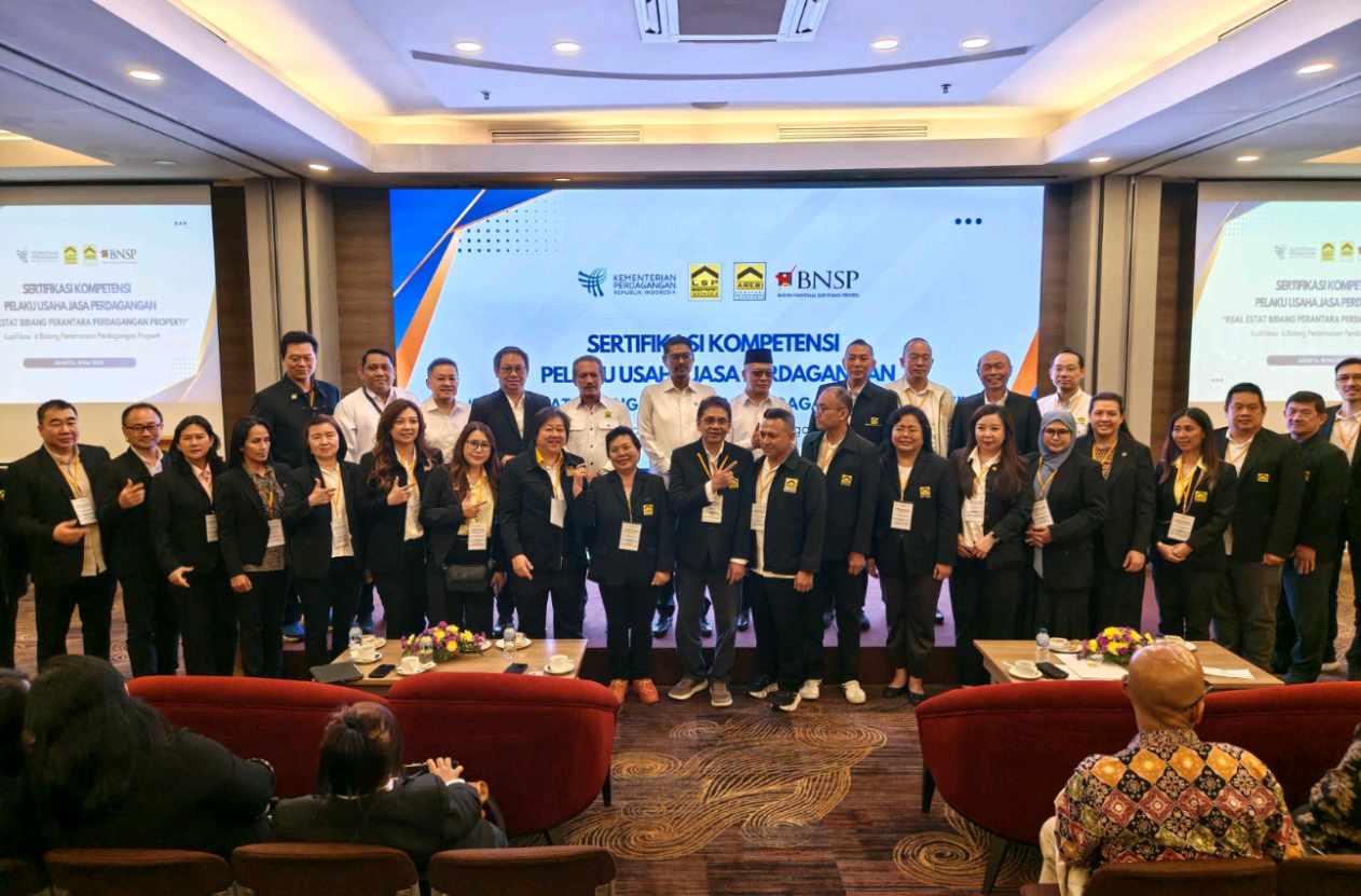 Dorong Profesionalisme, AREBI dan LSP BPI Gelar Sertifikasi 300 Broker Properti