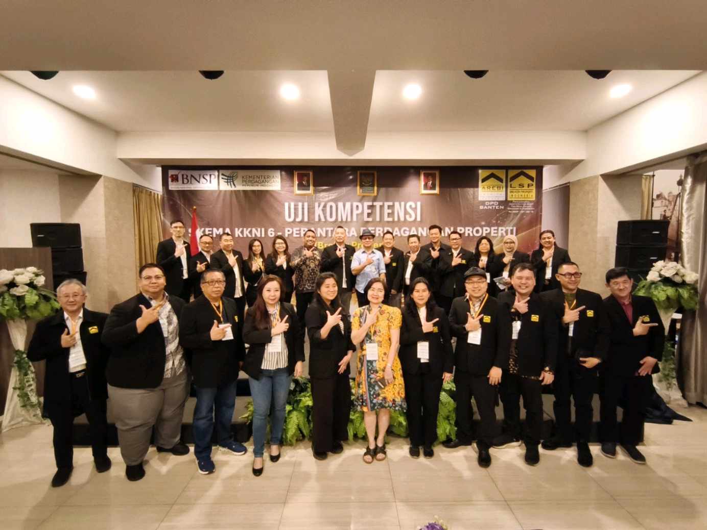 DPD AREBI Banten Gelar Sertifikasi 260 Broker Properti