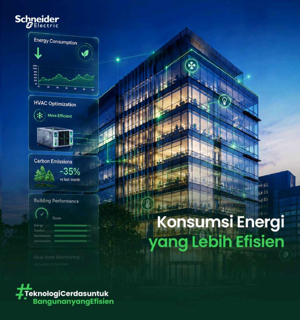 Schneider Electric Berikan Solusi Teknologi Cerdas untuk Bangunan Efesien