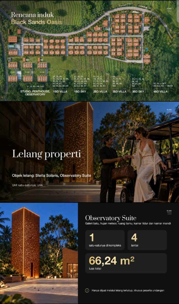 Nuanu Real Estate dan UNIT. Luncurkan Black Sands Oasis